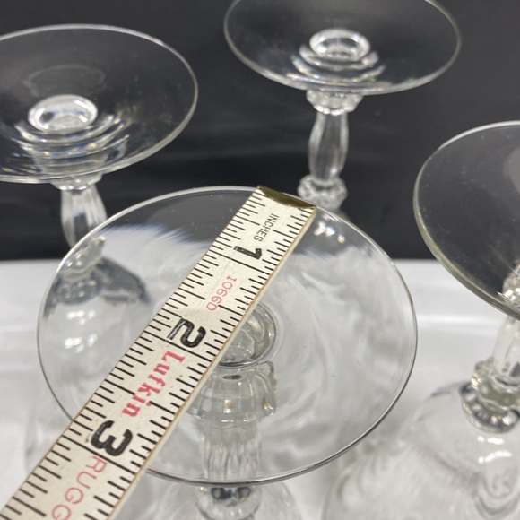 Cambridge Clear Caprice Glasses 7 5/8" Water Goblet Stem 300 Set of Four - Picture 17 of 17
